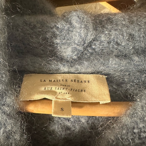 Sezane Theodore Sweater in Vintage Blue - Picture 2 of 3